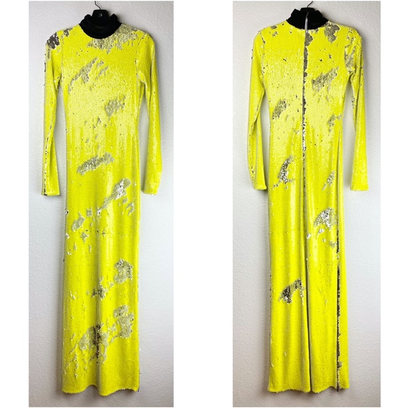 Marcell von Berlin Dresses & Skirts - Marcell von Berlin Two-Tone Sequin Velvet Gown NWT